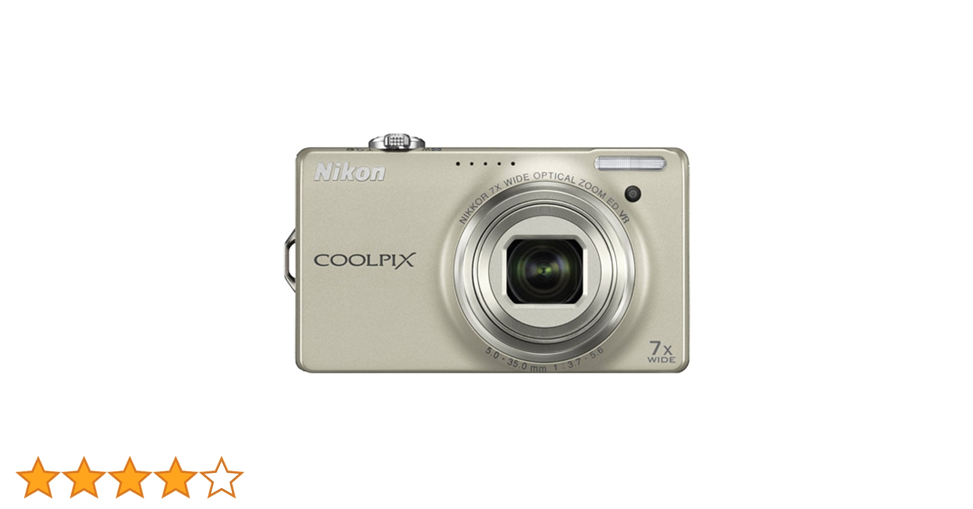 Nikon Câmera digital Coolpix S6000 de 14,2 MP com zoom de redução